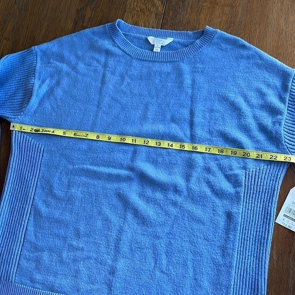 NWT Time and Tru Sweater Sky Blue Size L 12 to 14 - Picture 6 of 11